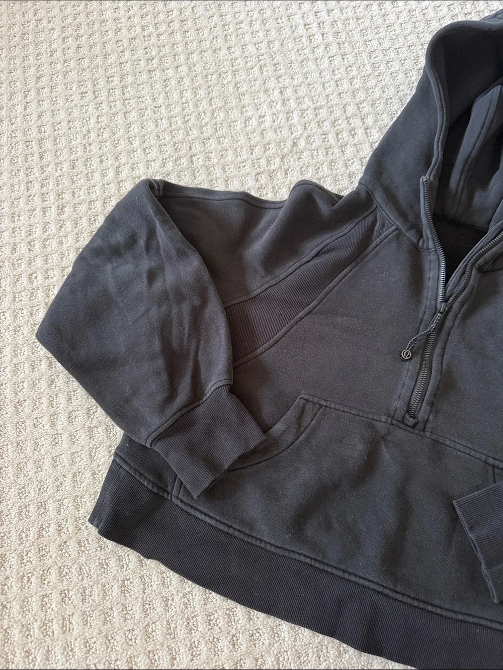 Lululemon Black Scuba Hoodie Sweatshirt